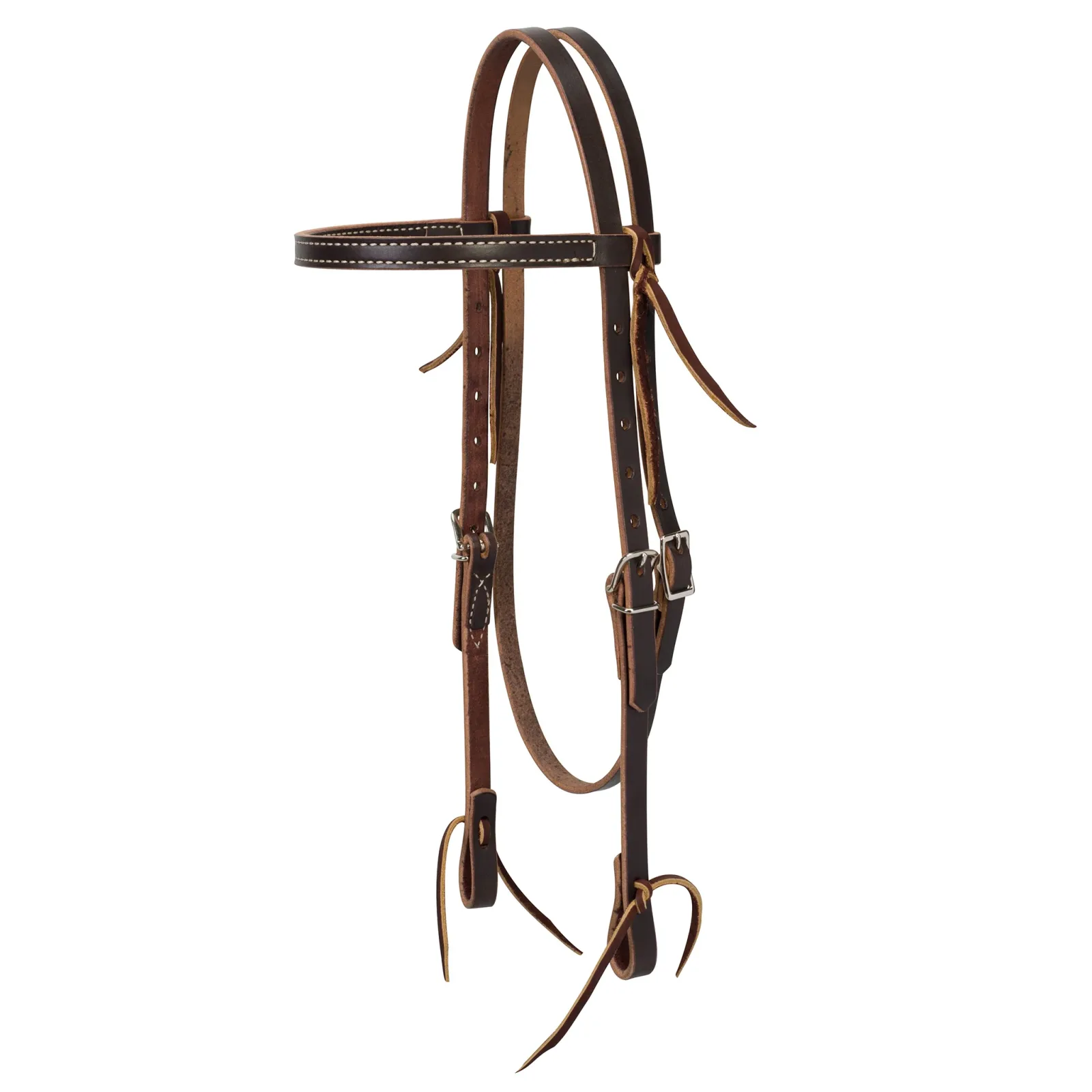 Skirting Leather Browband Headstalls, 5/8" - Image 2