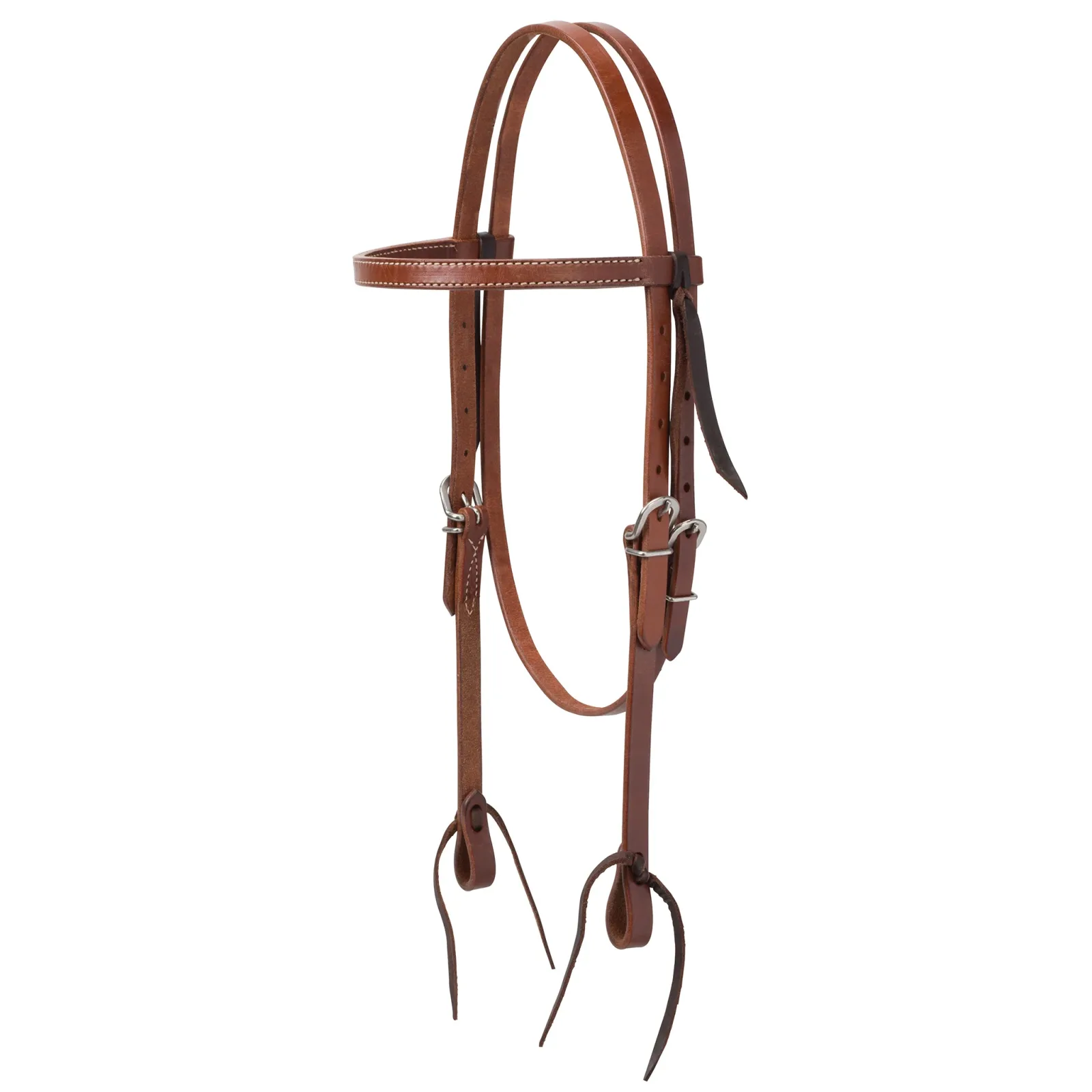 Skirting Leather Browband Headstalls, 5/8"