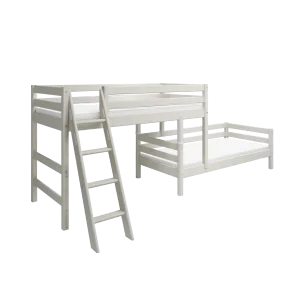 Slanting Ladder for High Bed 143 cm, Grey