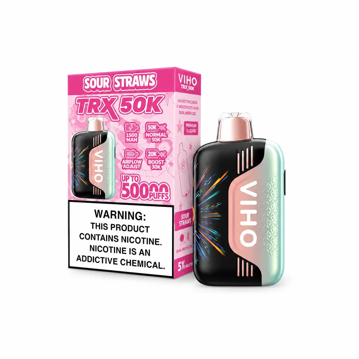 Sour Straws - VIHO TRX 50K Disposable Vape