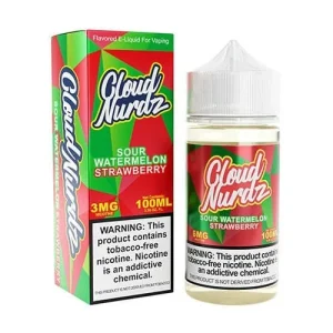 Sour Watermelon Strawberry Cloud Nurdz 100ml
