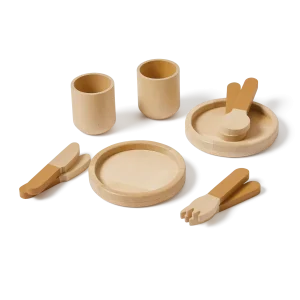 Tableware, 10 pcs, Handpainted, Yellow