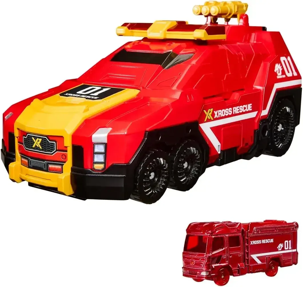 Takara Tomy Cross Rescue Dragon Toy with Car Launcher Play Set