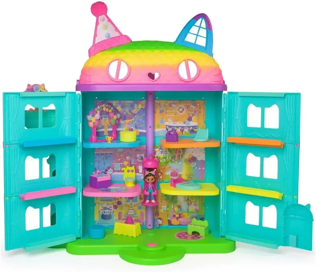 Takara Tomy Gabby Large Rainbow Cat House Dollhouse Playset 60cm