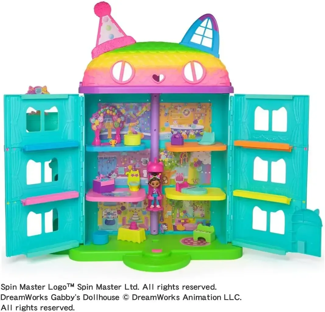 Takara Tomy Gabby Large Rainbow Cat House Dollhouse Playset 60cm - Image 2
