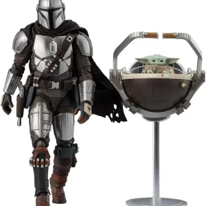 TAMASHII NATIONS Mandalorian Grogu Action Figure 5.9in Collectible