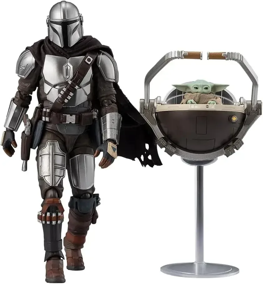 TAMASHII NATIONS Mandalorian Grogu Action Figure 5.9in Collectible