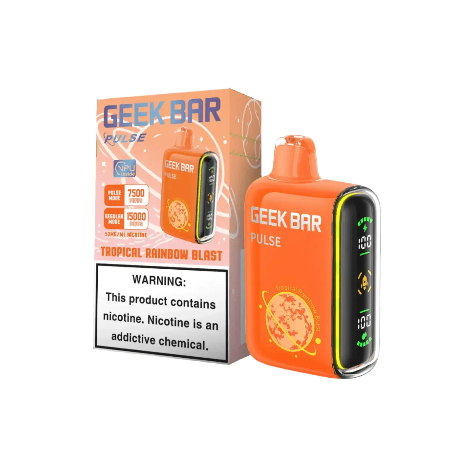 Tropical Rainbow Blast - Geek Bar Pulse 15k Disposable Vape