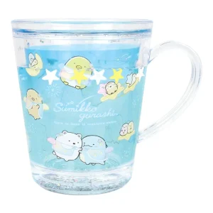 T'S Factory Sumikko Gurashi 190ml Blue Water Cup Starry Sky Walk