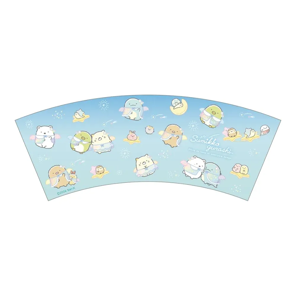 T'S Factory Sumikko Gurashi 190ml Blue Water Cup Starry Sky Walk - Image 2
