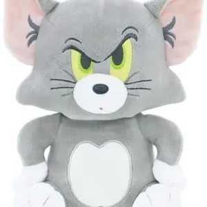 T's Factory Tom and Jerry Soothe Sitting Plush Toy, 9.4-Inch, Ages 6+