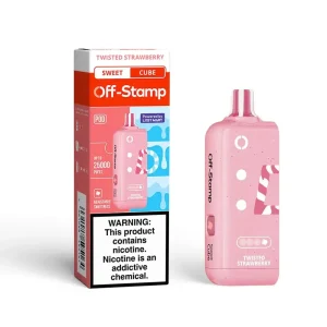 Twisted Strawberry - Off-Stamp Sweet Cube 25K Disposable Pod