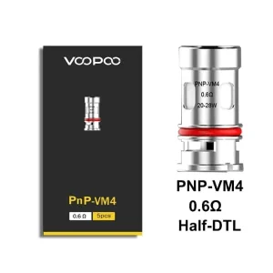VooPoo – PnP VM4 (0.6) – (5Pk.)