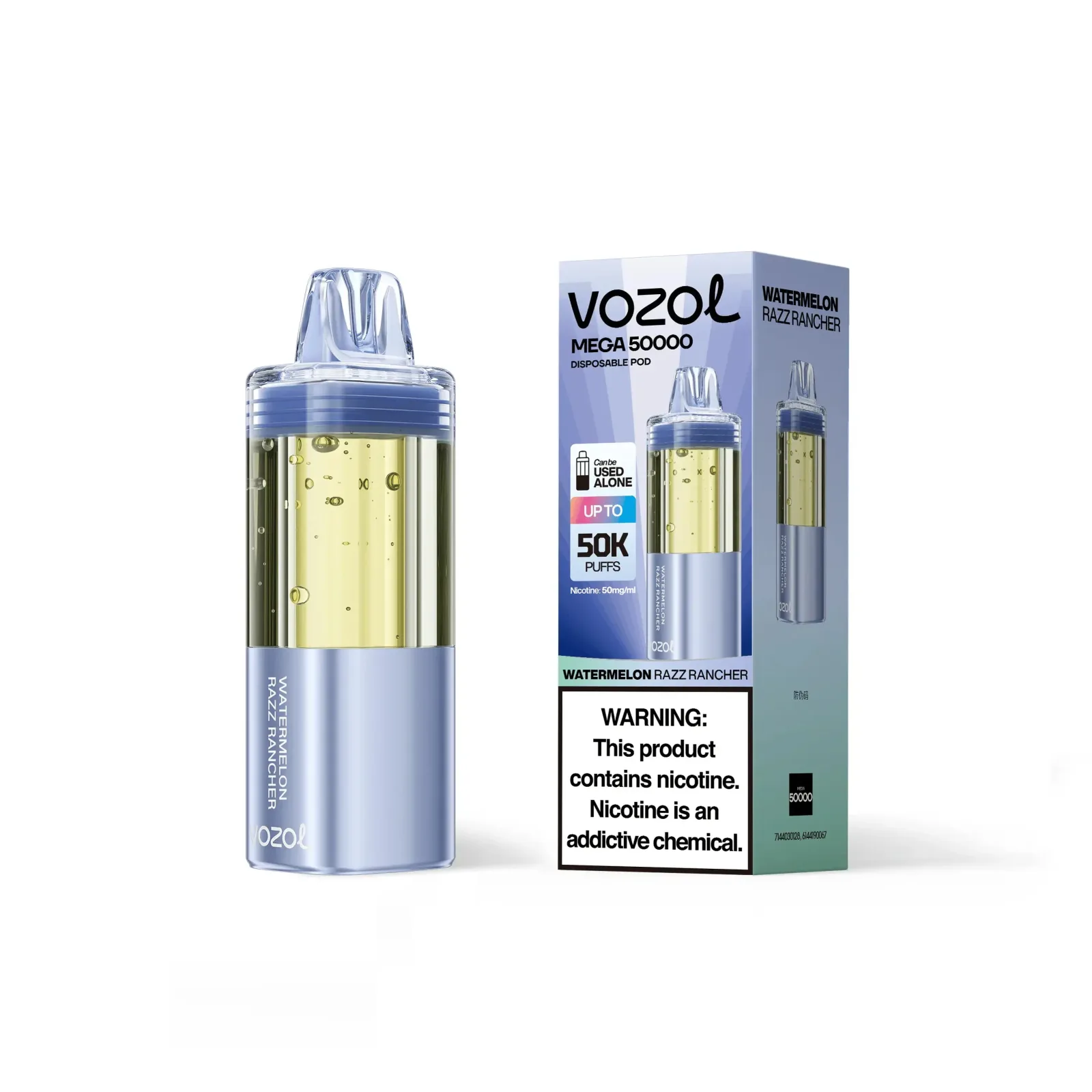 Watermelon Razz Rancher - Vozol Mega 50k Disposable Vape Pod