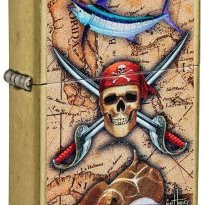 Zippo Lighter - Guy Harvey Skull & Crossbones