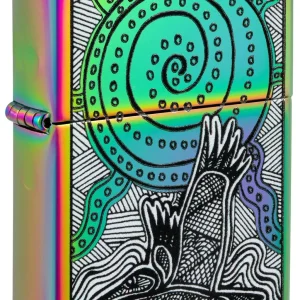 Zippo Lighter - John Smith Gumbula Tropical Bird & Sea Turtle