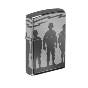 Zippo Lighter - US Soldiers Silhouette